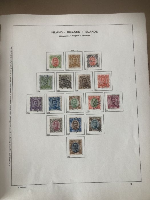 STAMPS ICELAND Used collection 1870's to 2005 in Schaubek printed album, generally sparsely filled - Image 3 of 5