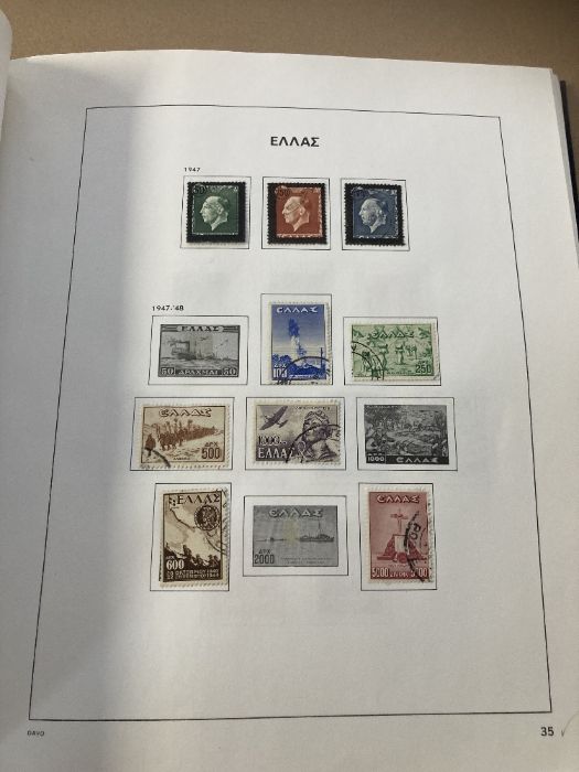 STAMPS GREECE Used collection in boxed DAVO album 1945 - 1985 - Image 4 of 5