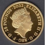 Coins : 2022 40th Birthday of Duke of Cambridge 1/4 oz GOLD proof coin with cert