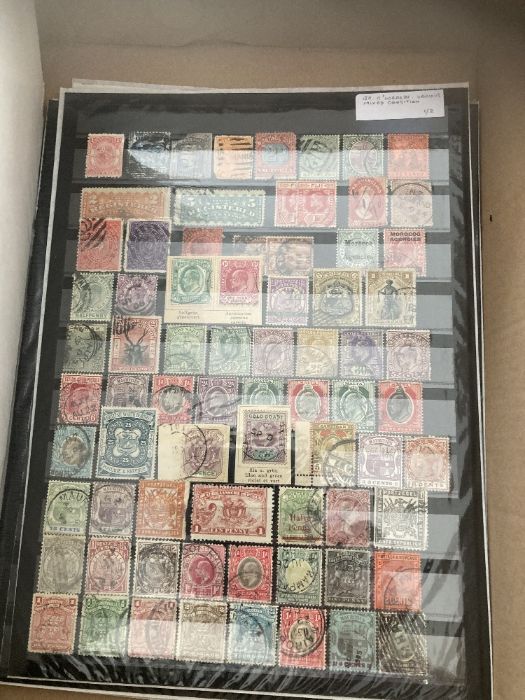 STAMPS : BRITISH COMMONWEALTH, box with various in stockbooks - Image 5 of 7