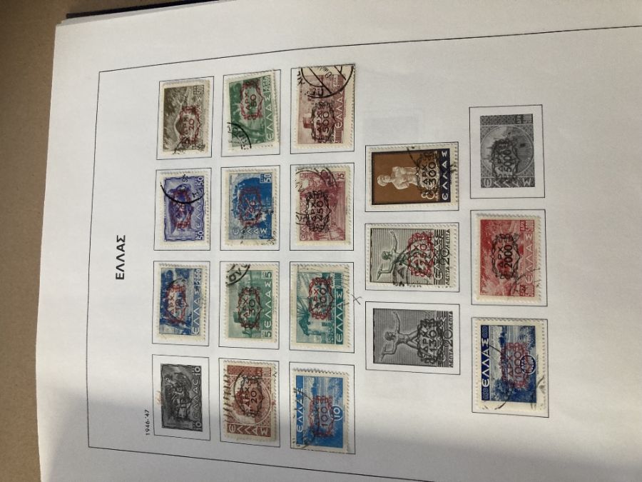 STAMPS GREECE Used collection in boxed DAVO album 1945 - 1985 - Image 3 of 5