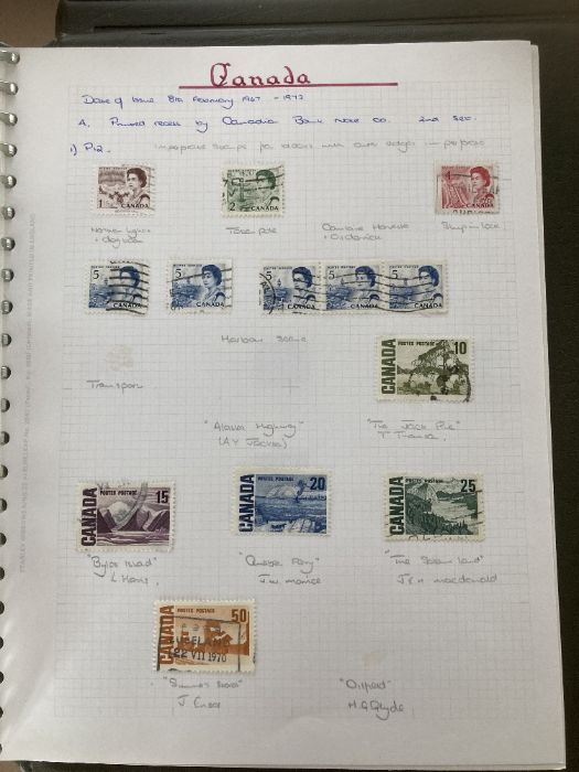 STAMPS CANADA, QV to early QEII mint and used collection in two albums, with some high values - Image 5 of 5