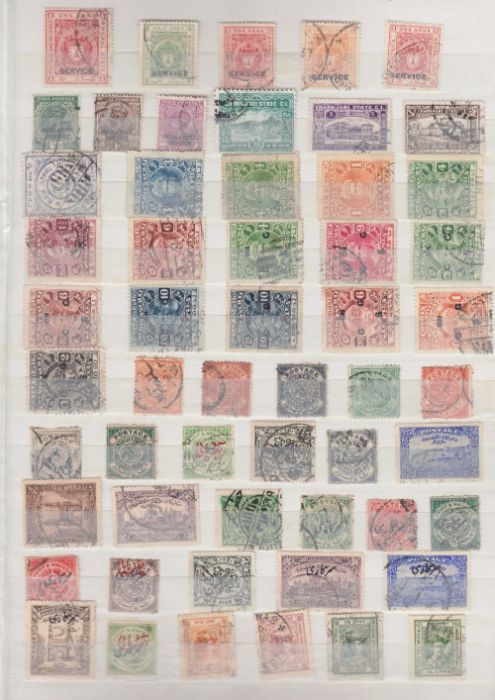 STAMPS : Commonwealth used accumulation in large blue stock book (est 1600 stamps) - Image 3 of 4