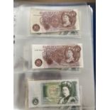Banknotes : Album of Great Britain banknotes, various values to £10, good value lot