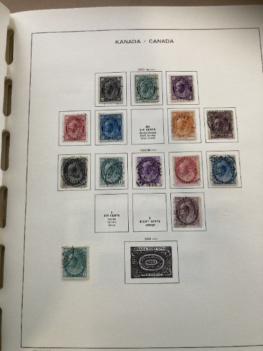STAMPS CANADA, Collection in Schaubek album plus stock books - Image 4 of 5