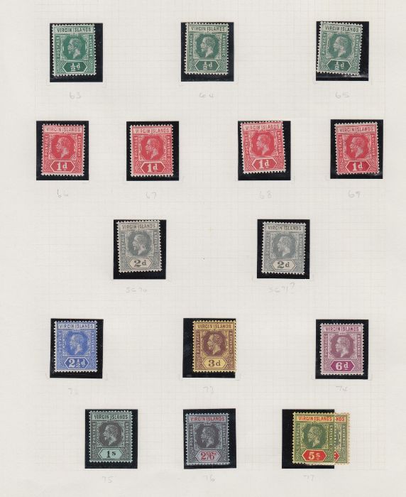 STAMPS BRITISH VIRGIN ISLANDS QV to QEII mint collection in an album - Image 4 of 5