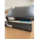 Windsor loose leaf albums in slip cases, as new, 1840 to 1990