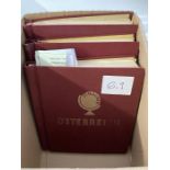 STAMPS AUSTRIA 1945 to 1990 fine used collection in three albums