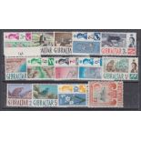 STAMPS GIBRALTAR 1960-62 QEII set of 14 values, fine M/M