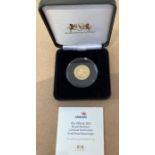 Coins : 2022 RNLI Gold Proof Sovereign cased and in display box