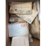 STAMPS : GREAT BRITAIN : Box with 500+ covers, cards etc.