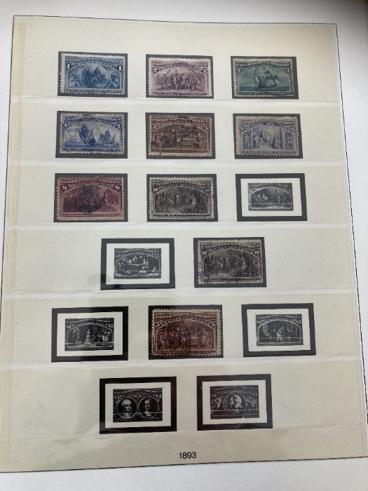 STAMPS USA Lindner hinge-less printed album with issues from 1850s to 1936 - Image 6 of 7