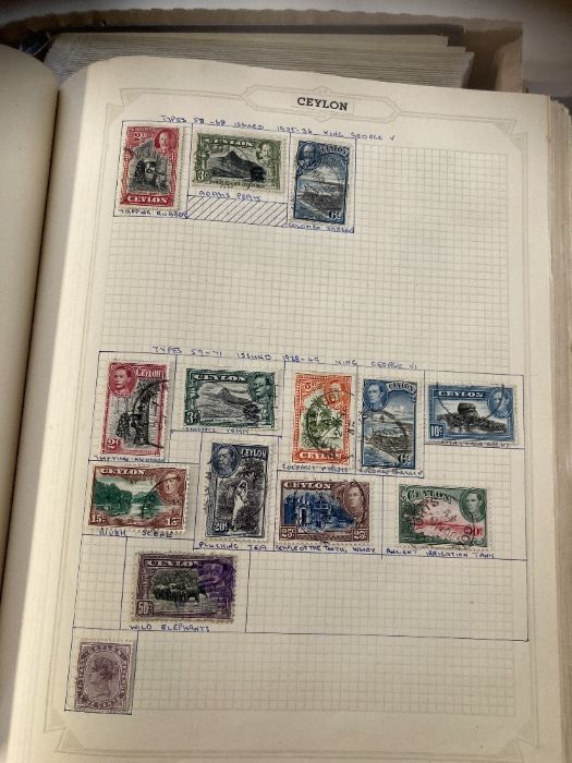 STAMPS : WORLD, box with five albums or stockbooks - Image 4 of 6