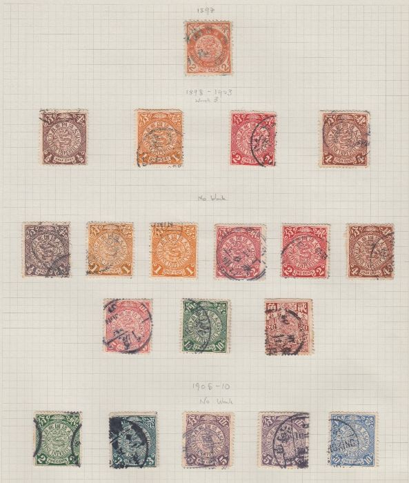 STAMPS CHINA Mint & used issues on 21 album pages ranging from 1890's to 1950's