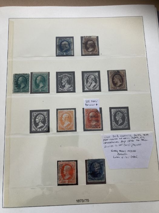 STAMPS USA Lindner hinge-less printed album with issues from 1850s to 1936 - Image 7 of 7