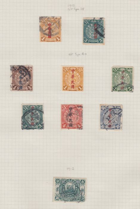 STAMPS CHINA Mint & used issues on 21 album pages ranging from 1890's to 1950's - Image 2 of 5