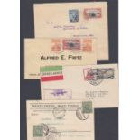 STAMPS : Mexico, four items including a 1903 postcard sent to Sweden