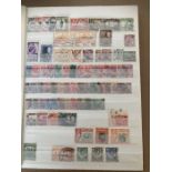 CHARITY : STAMPS : All World accumulation in stockbook mostly used