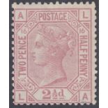 STAMPS 1879 2 1/2d Rosy Mauve plate 16 , unmounted