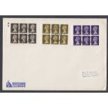 Stamps First day cover. 1968 Stampex booklet 1d 3d