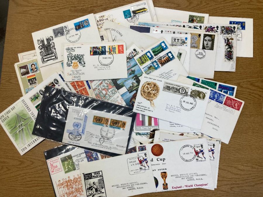 First Day Covers : small batch of mainly 1960's co