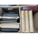 RUSSIA STamps : Collection in two boxes, various albums etc , good lot
