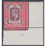 STAMPS 1912 10d Deep Dull Purple and Carmine, unmo