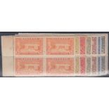 STAMPS 1948 Eleuthera set to £1 in mint blocks of