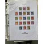 STAMPS FRANCE White binder with Davo pages and red