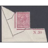 STAMPS 1926 6d Reddish Purple, mounted mint N 30 c