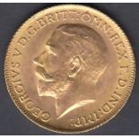 COINS : 1925 Gold Sovereign fine condition