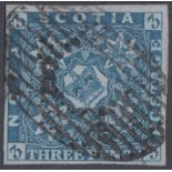 NOVA SCOTIA 3d Pale Blue four margins good used SG 1