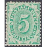 1903 5/- Emerald Green Postage Due, mounted mint SG D33