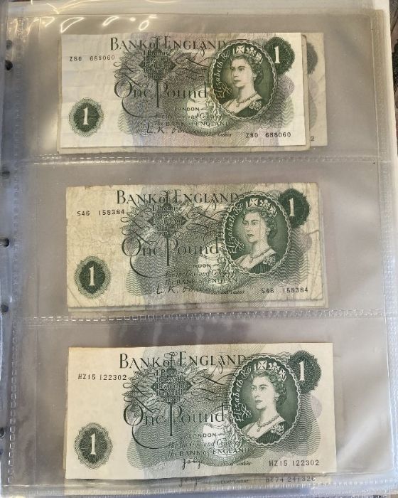 Collection of used GB and World Bank notes values to 10/- - Image 3 of 5