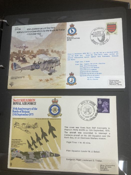 Large box of RAF and Bomber Command covers, many signed - Image 8 of 9