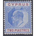 1903 2pi Blue and Purple, lightly mounted mint SG 53