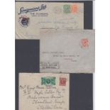 Three GV covers including TPO, Airplane cachet .