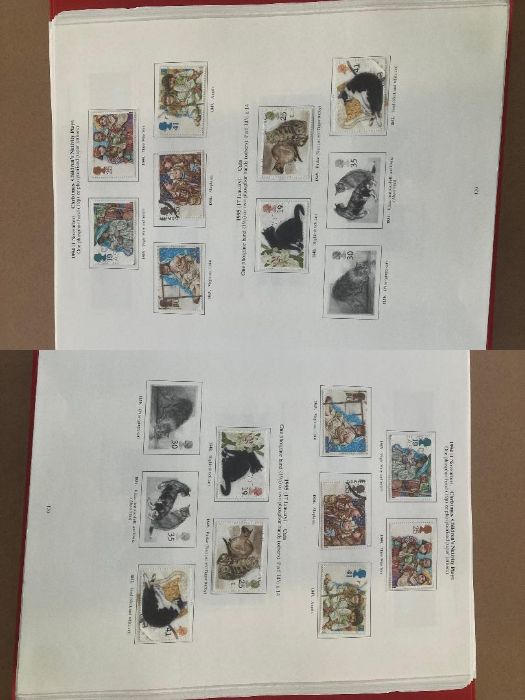 CHARITY : STAMPS : Three GB albums for Greetings and Commemorative issues - Image 2 of 3