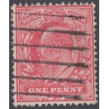 1911 1d Aniline Pink good used SG 275 Cat £400