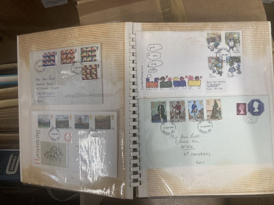 Various albums and stock books including FDC's and mint stamps - Image 2 of 5