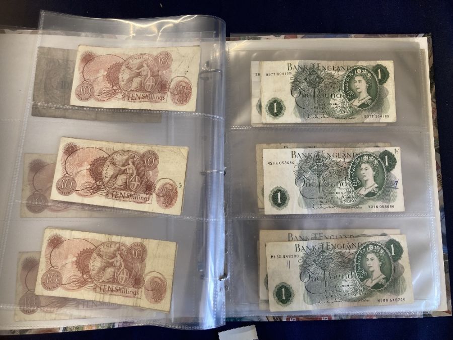Collection of used GB and World Bank notes values to 10/- - Image 2 of 5