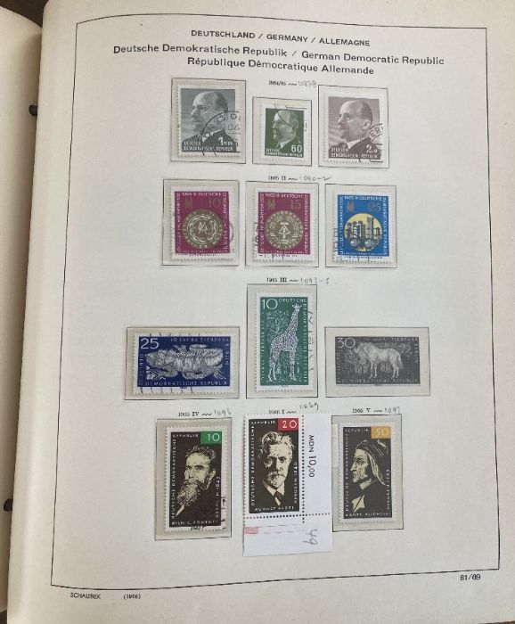 Box of five alums of mainly European stamps (100's) - Image 7 of 7