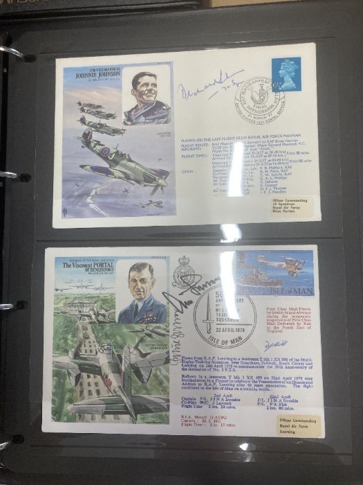 Large box of RAF and Bomber Command covers, many signed - Image 3 of 9