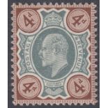 1902 4d Green and Chocolate Brown, unmounted mint SG 236