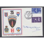 VE Day anniversary cover signed by Field Marshall Montgomery of Alamein