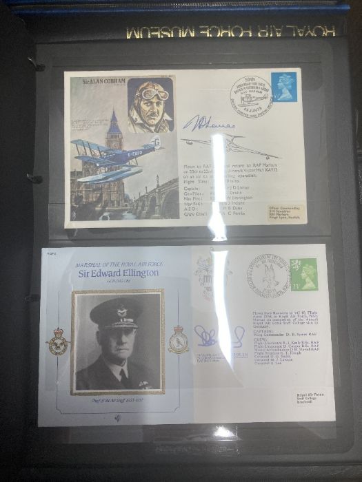 Large box of RAF and Bomber Command covers, many signed - Image 2 of 9
