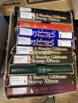 STAMPS : Ten Albums of GB and Commonwealth mint and used