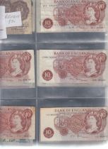BANK NOTES : Accumulation of old used bank notes, mainly GB but a few Foreign