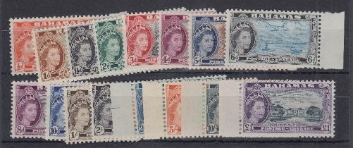 STAMPS 1964 QEII complete definitive set of 16 values to £1, fine U/M, SG 201-16. Cat £100