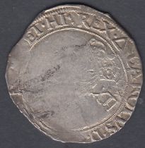 COINS : Charles I silver shilling in worn condition but it is nearly 400 years old !